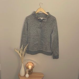 5 Style Heather Gray Quarter Zip Fleece